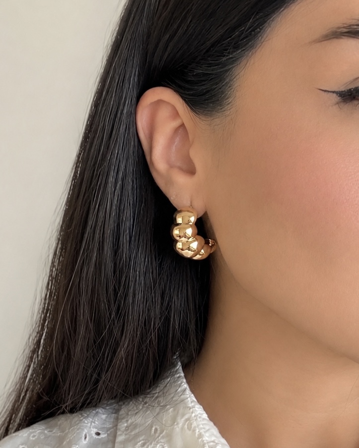 گوشواره برند ژوپینگ ضد حساسیت رنگ ثابت